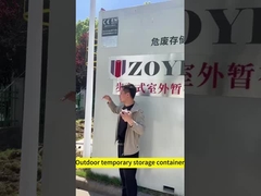 Che cosa rende un buon contenitore per il deposito temporaneo di sostanze chimiche all'aperto?