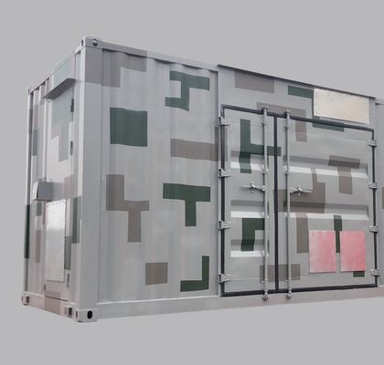 Unità di stoccaggio specializzate Contenitore militare Acciaio al carbonio Q235B Materiale