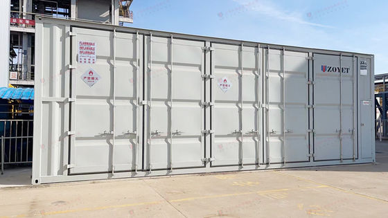 Sistema di accumulo dell'energia delle batterie industriali in contenitori Dimensione personalizzata