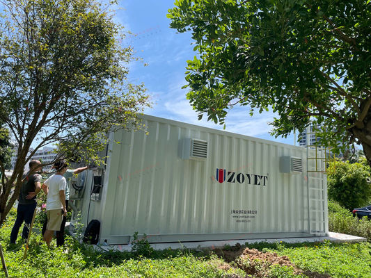 Regolazione intelligente della temperatura di chiusura/estinguimento automatizzata del contenitore di batterie industriali