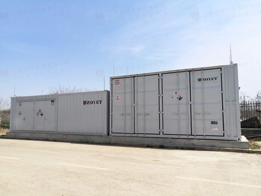 Contenitore per batterie solari mobili Contenitore cubo alto 40 piedi con porte laterali