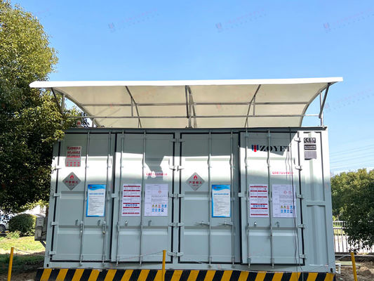Contenitore ad alto cubo Contenitore alimentato a energia solare