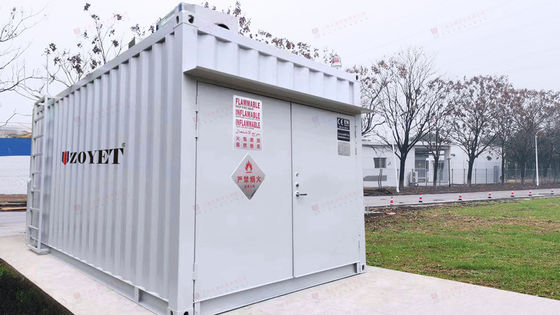 Q235B Container di trasporto alimentato a energia solare Container a porta laterale di 20 piedi di altezza
