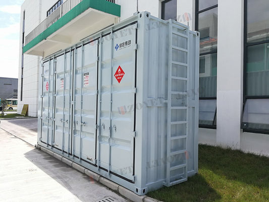 Accumulo di batterie energetiche in container personalizzati per alte prestazioni