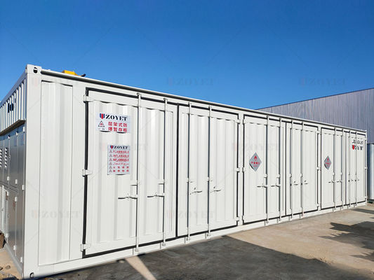 Contenitore di stoccaggio per bombole di gas esterne resistenti ai raggi UV con isolamento a doppio strato e capacità personalizzabile