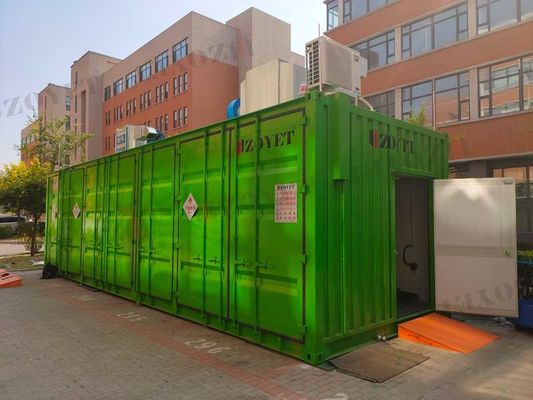 Container per merci in metallo spaziosi e personalizzati Q235B / SPHC