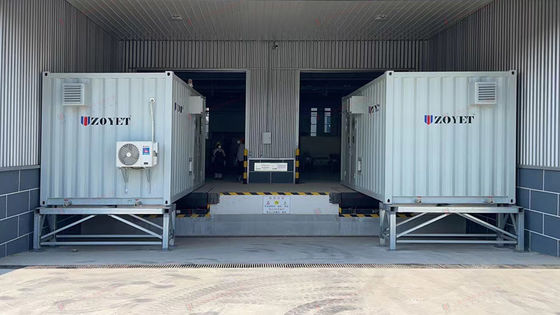Contenitore per data center modulare in acciaio altamente corto Tipo di porte personalizzate