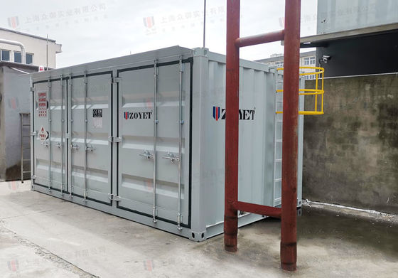 Contenitore per soluzioni di stoccaggio dell'energia su misura con caratteristiche e capacità personalizzabili