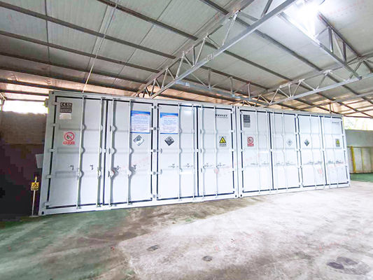 20 piedi di riscaldamento elettrico di scarto di asfalto bitume deposito container di spedizione merci spedizioniere container di trasporto