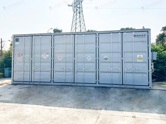 Contenitore di bitume di asfalto da 20 ft riscaldato a fuoco o elettrico